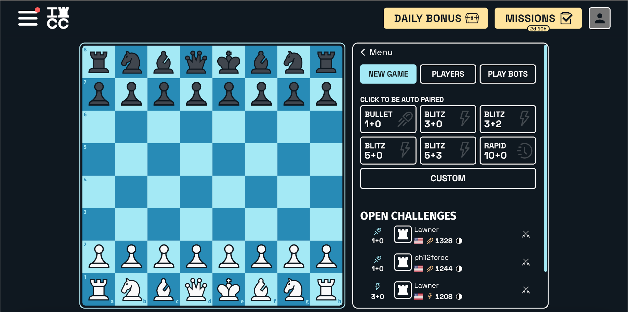 Podgląd Internet Chess Club